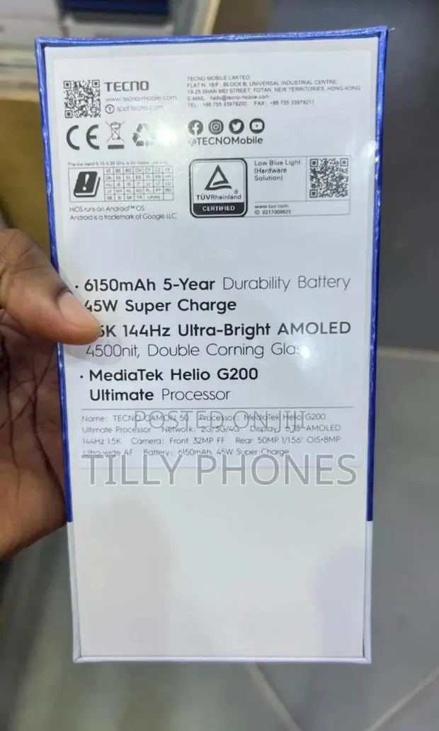 New Tecno Camon 50 256 GB Gray · Photo 1