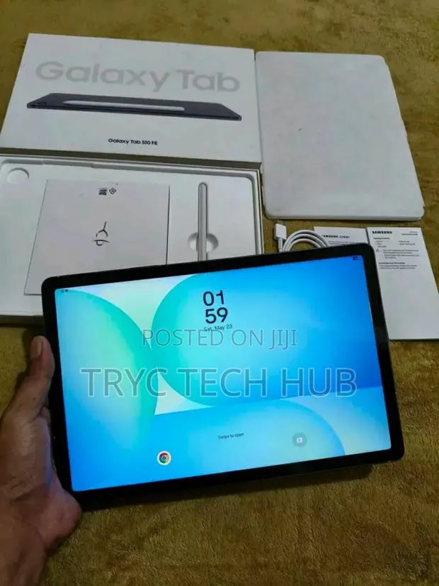 New Samsung Galaxy Tab S10 FE 256 GB Black · Photo 1