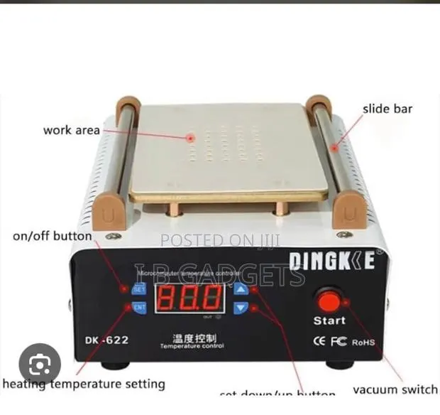 Dk-622 LCD Screen Separation · Photo 1