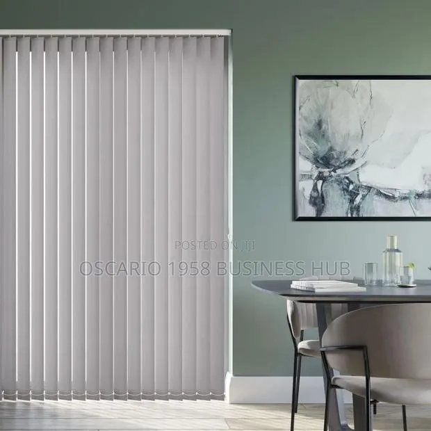 Tangerine Tango Modern Vertical Window Curtain Blinds · Photo 1