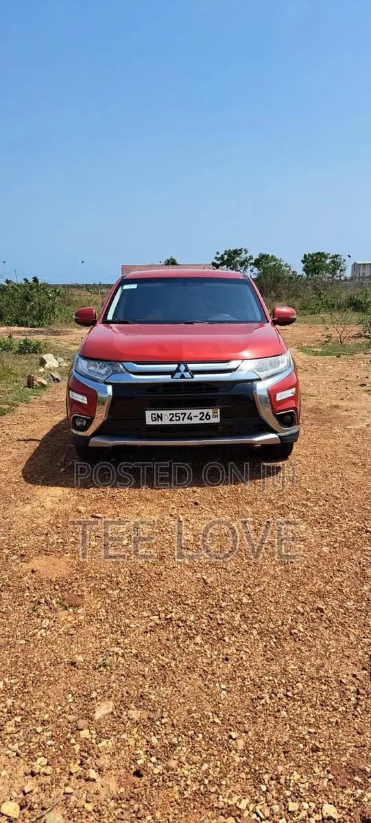 Mitsubishi Outlander SE FWD 2017 Red · Photo 1