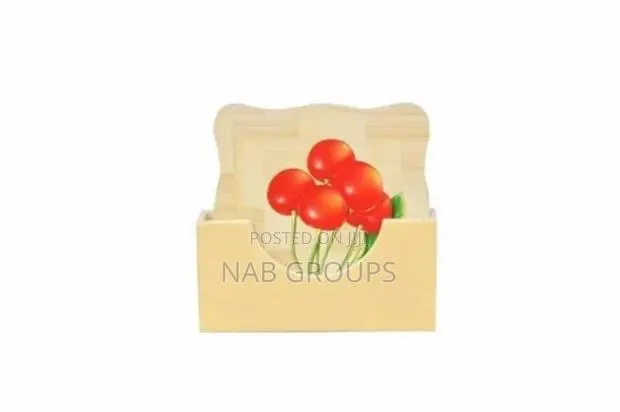 Bamboo Coaster With Stand for Tea, Coffee, Drinks · Photo 1
