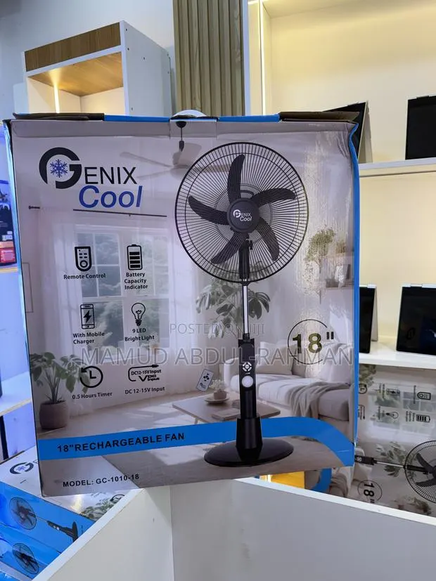 Rechargeable Fan- Genix Cool · Photo 1
