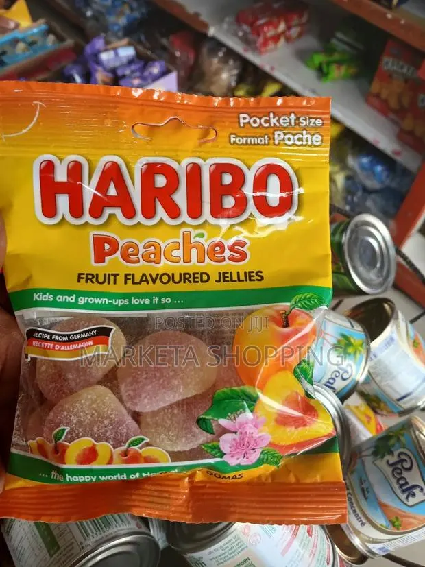 Haribo Peaches Flavoured Jellies 80g · Photo 1