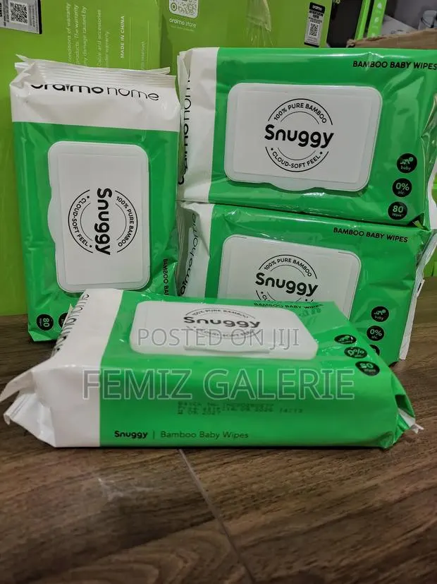 Oraimo Snuggy 100% Pure Bamboo Cloud-Soft Baby Wipes · Photo 1