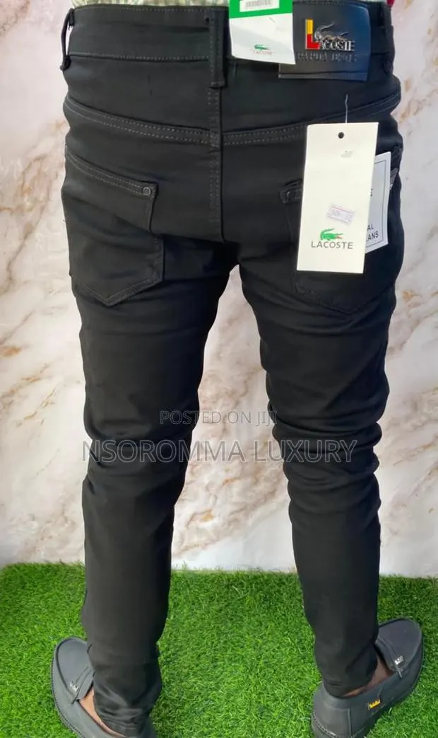 Lacoste Black Jeans Trousers for Men · Photo 1