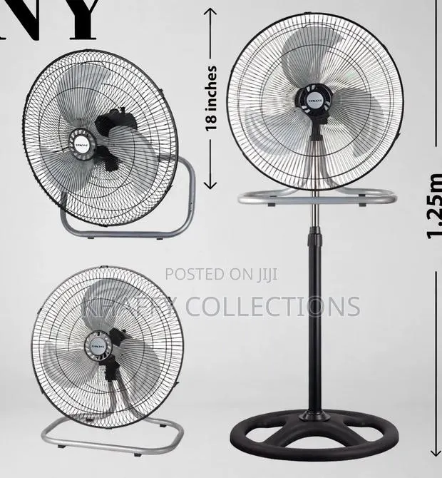 Sokany 18 Inches 3-in-1 Standing / Floor / Wall Fan - 1.25m · Photo 1
