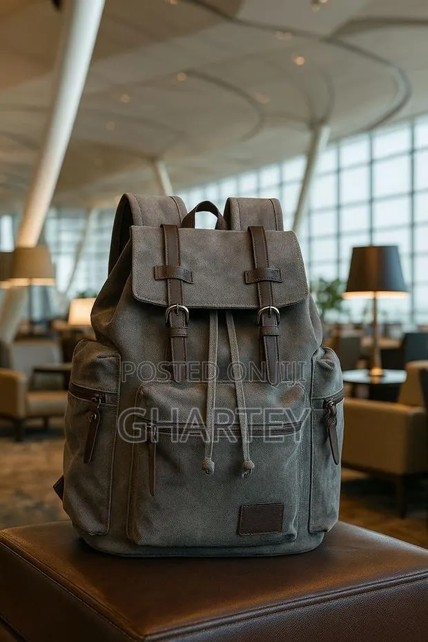 Quality Canvas Bagpack - Gray · Photo 1