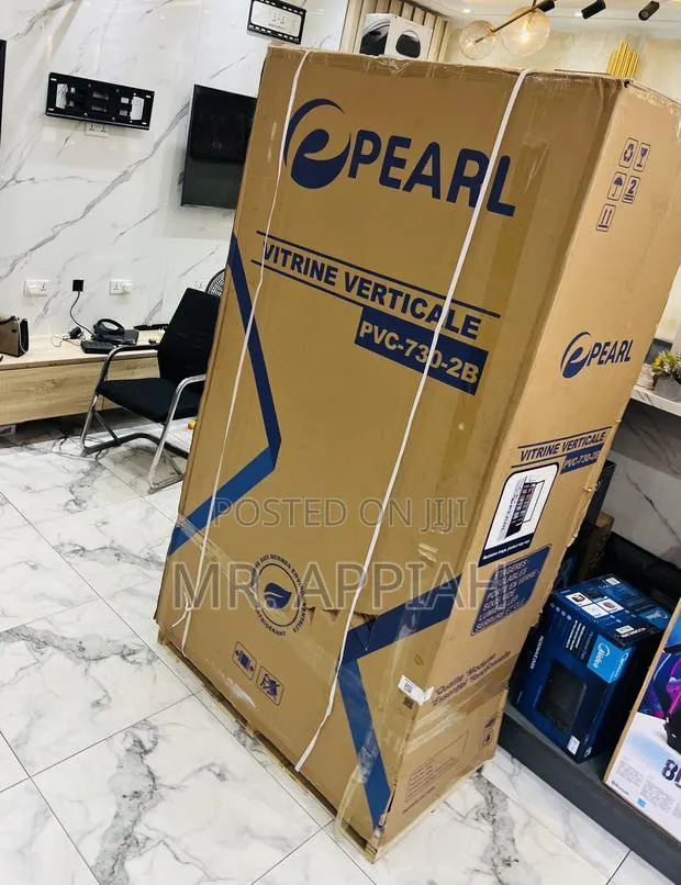 Premium Design Pearl Pvc—730-2b Double Door Display Fridge(Glass) · Photo 1