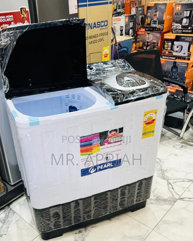 Extremely Unique Pearl Twin Tub Washing Machine(Spin Dry) White · Photo 1