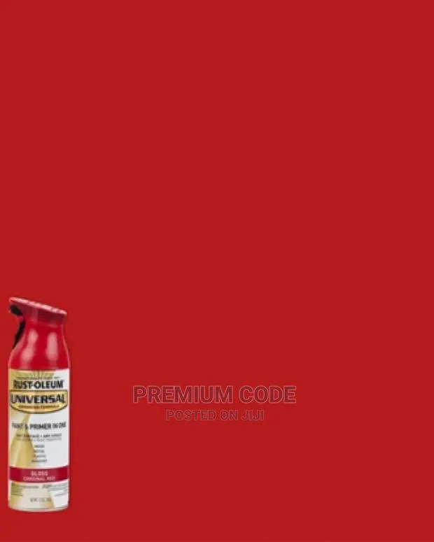 Antirust Paint/Primer Universal Spray, Gloss Cardinal Red · Photo 1