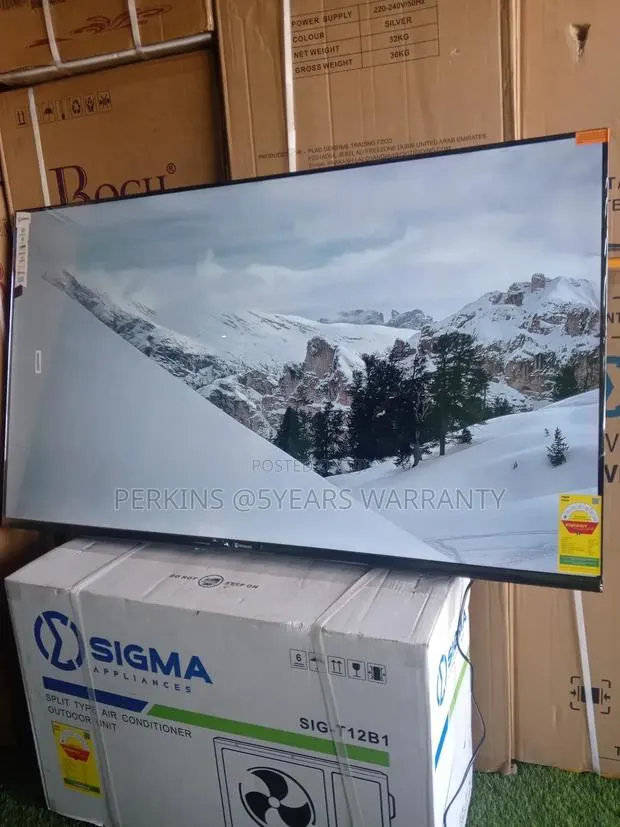 Sigma 55” Smart Tv – Crystal Clear Uhd Display Sigma Tv · Photo 1