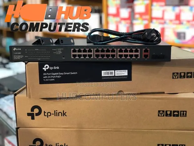 TP-Link TL-SG1428PE 28 Port Gigabit Esy Smart Switch With 24 Port PoE+ · Photo 1