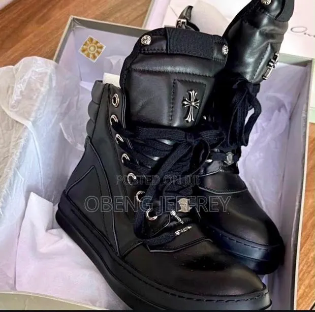 Original Rick Owen Chrome Hearts All Black · Photo 1