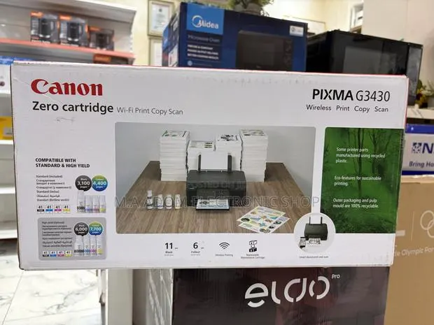 Canon Pixma G3430 Wireless Copy Print Scan All in One Printer · Photo 1
