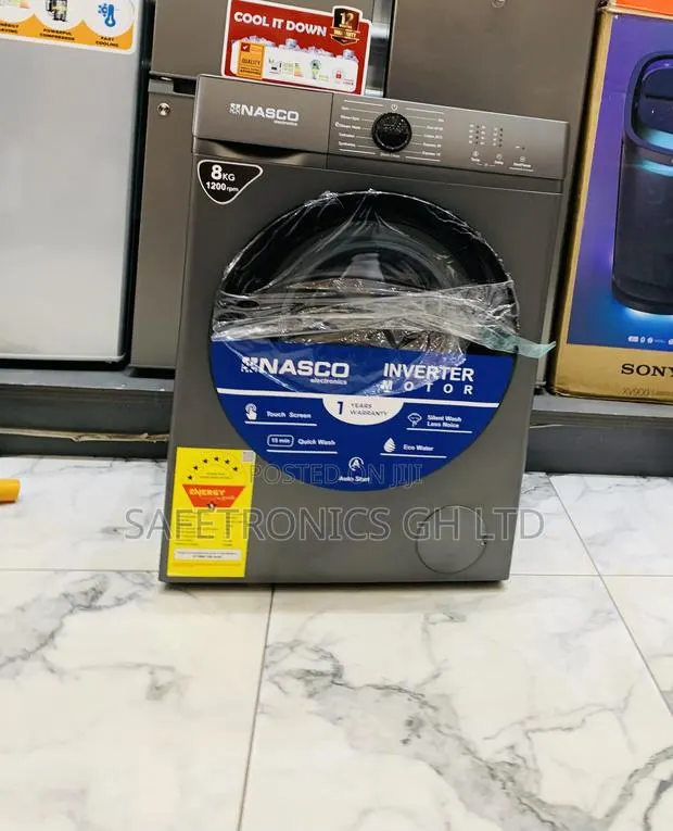 Shop Unique Grey Nasco 8kg Front Load Washing Machine · Photo 1