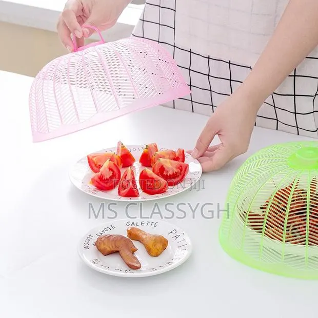 Plastics Table Food Cover Circular Anti Fly Mosquito Kitchen · Photo 1