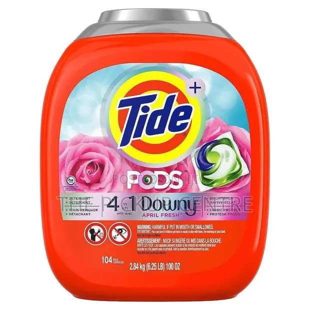 Tide PODS, Laundry Detergent Pacs,April Fresh,104 Count · Photo 1