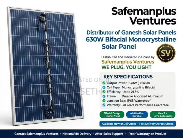 630w Bifacial Solar Panels · Photo 1