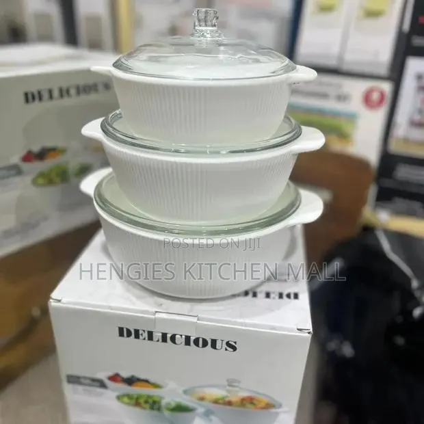 3-Set Ceramic Serving Bowls · Photo 1