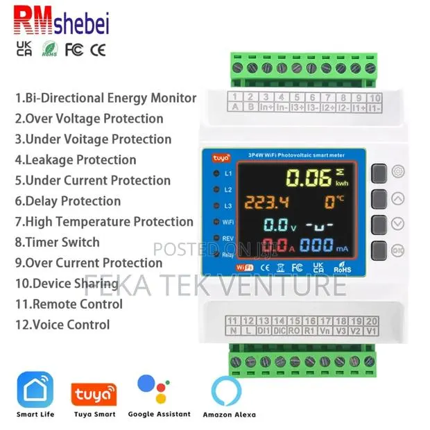 Tuya 100a Three Phase Smart Meter · Photo 1