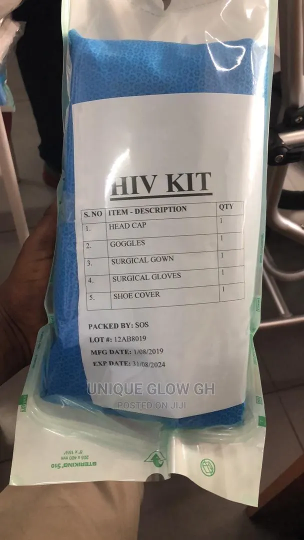 HIV Sterilized Test Kit With Gloves, Gowns Faceshield · Photo 1