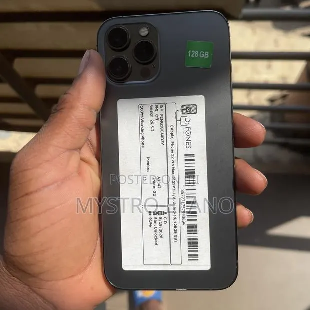 Apple iPhone 12 Pro Max 128 GB Black · Photo 1