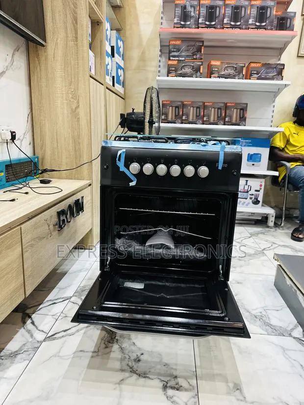 Long Lasting Effects Gas Cooker Smart Black 4burner 60/60 · Photo 1