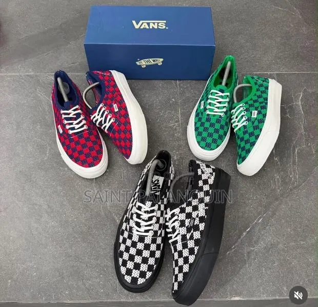 Vans Premium Authentic 44 Engineered Knit "Punk Check" / "Punk Knit · Photo 1