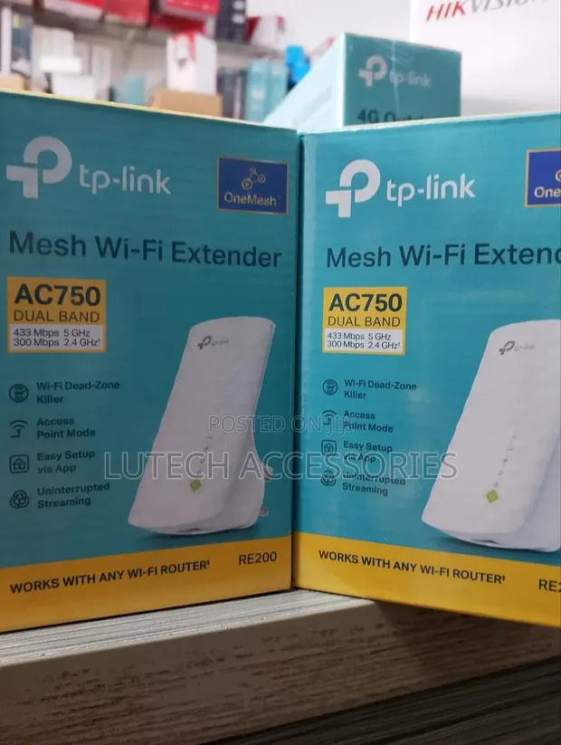 Tp Link Mesh Wi-Fi Extender Dual Band (Re200) · Photo 1
