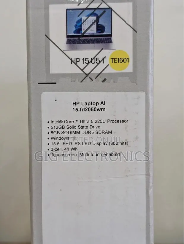 New Laptop HP 15 8GB Intel Core Ultra 5 SSD 512GB · Photo 1