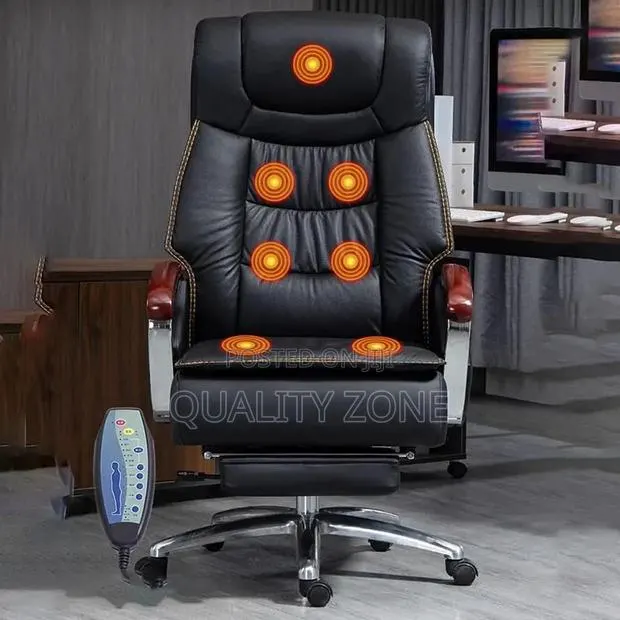 Executive Massage Office Chair + Leg Rest by PRONNIE · Photo 1