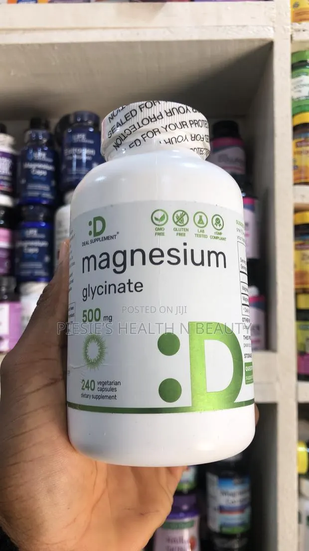 Magnesium Glycinate 500mg, 240 Veggie Capsules · Photo 1