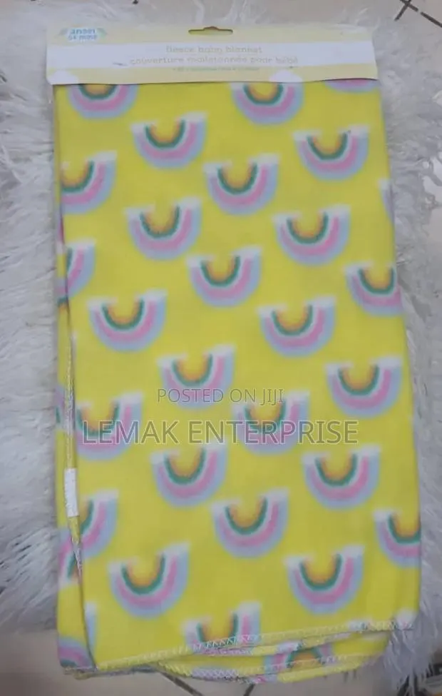 Angel of Mine Yellow Fleece Baby Blanket 2 PCS From USA · Photo 1