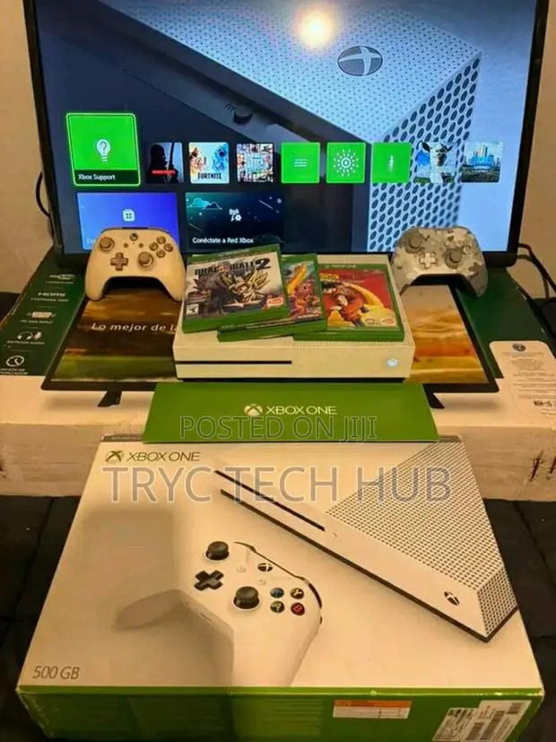 Xbox One S With Games · Photo 1