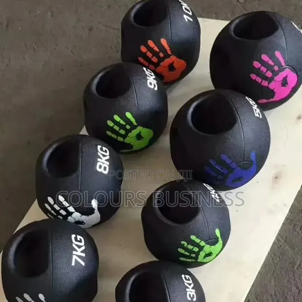 Double Grip Medicinal Ball 8kg · Photo 1