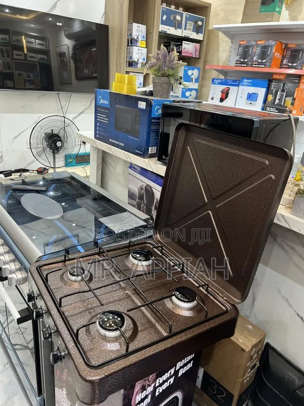 Get Unique Volcano Table Top 4 Gas Burner(Brown) · Photo 1