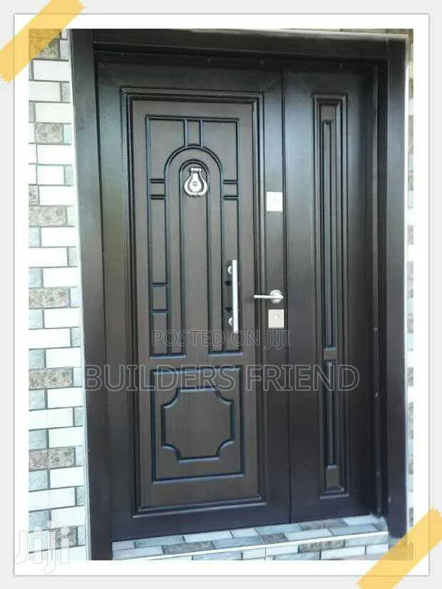 One Half Entrance Steel Security Door+Double Lock Set · Photo 1