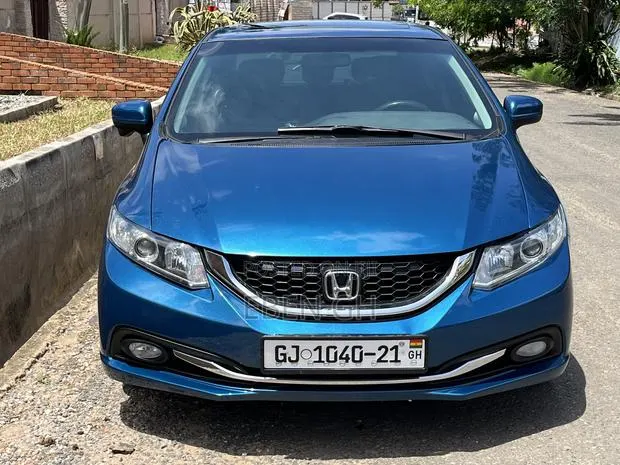Honda Civic Sedan EX 2013 Blue · Photo 1