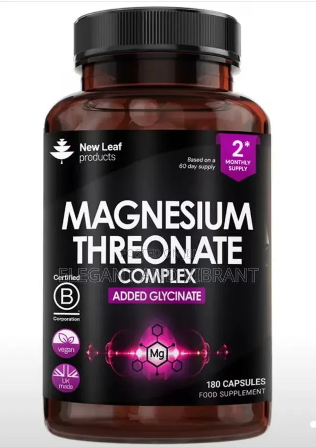 Magnesium Theonate Complex With Added Glycinate 180 Capsules · Photo 1