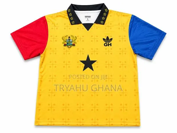 Buy Ghana Black Stars Jersey Kumasi Ghana-new Stock Available @ Tryahu · Photo 1