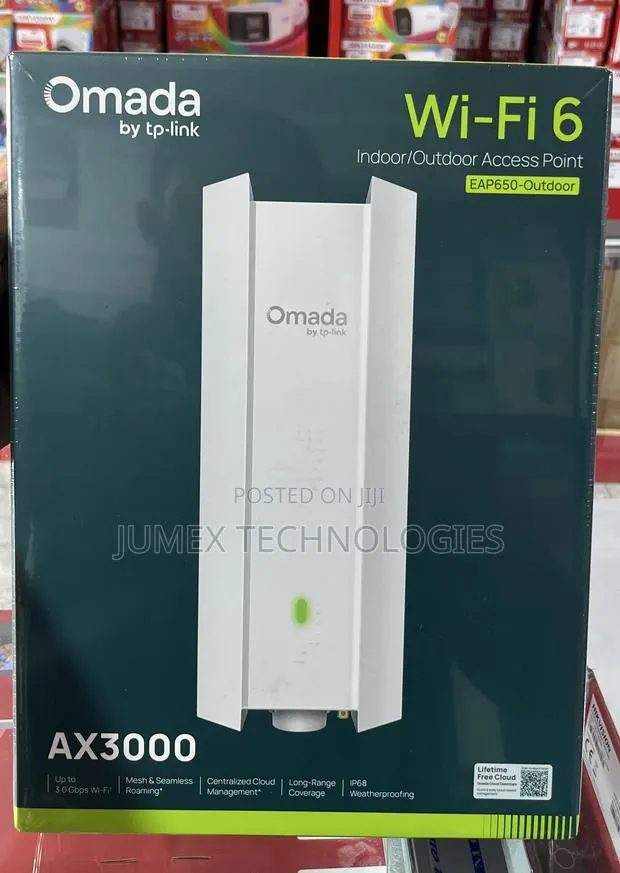 TP-Link EAP650-Outdoor Access Point Wifi6 Ax3000 Omada · Photo 1