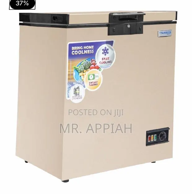 Order Affordable Nasco Single Door Chest Freezer(150l)Nas-200fl,Gold · Photo 1