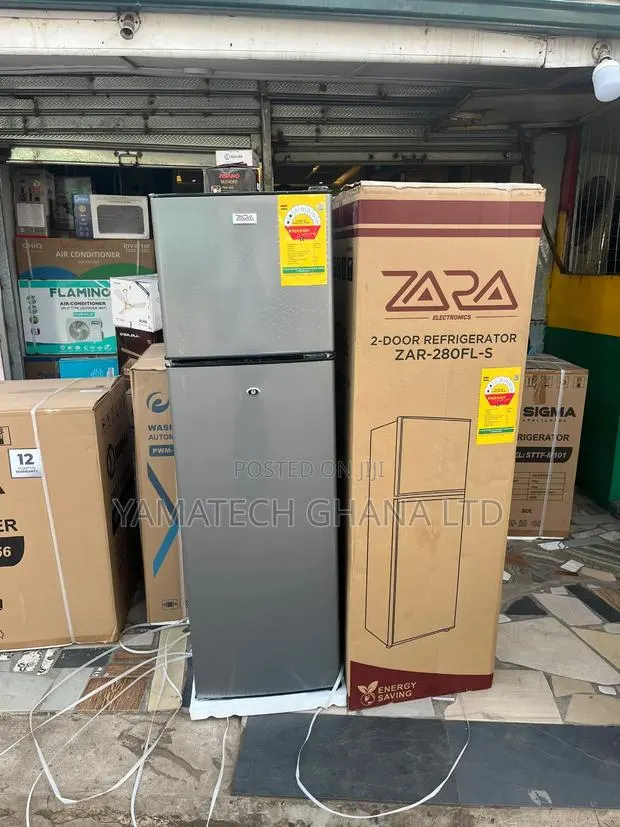 Zara 168 Litre Best Quality Double Door Fridge With Top Freezer · Photo 1