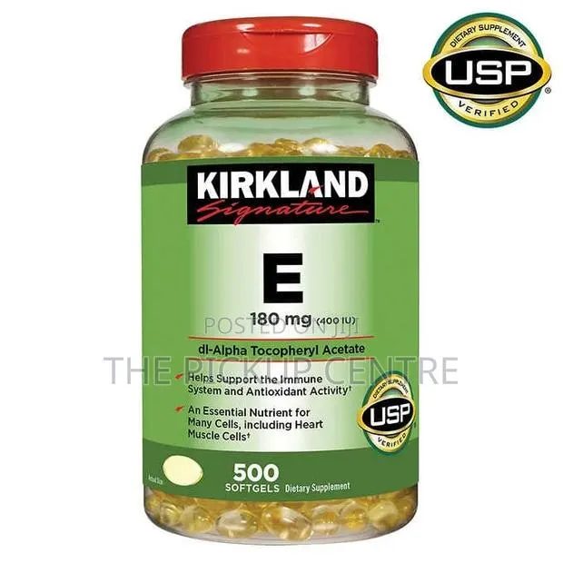 Kirkland Signature Vitamin E 180 Mg., 500 Softgels · Photo 1
