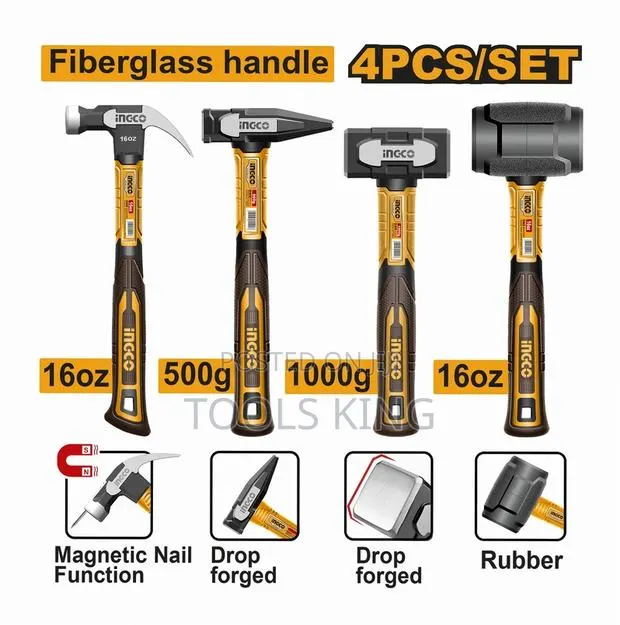 4pcs Hammer Set - Hch9004 · Photo 1