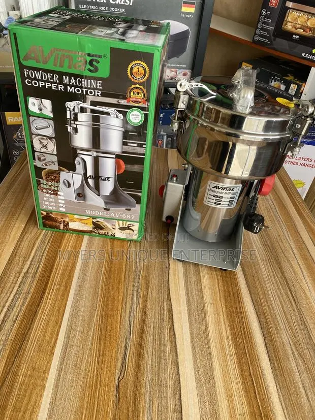 Dry Food Grinder Machine - Copper Motor · Photo 1