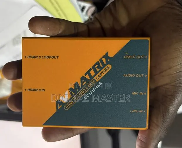 Avmatrix Uc1218-4ks Hdmi2.0 to Usb3.0 4k30 Video Capture Box · Photo 1