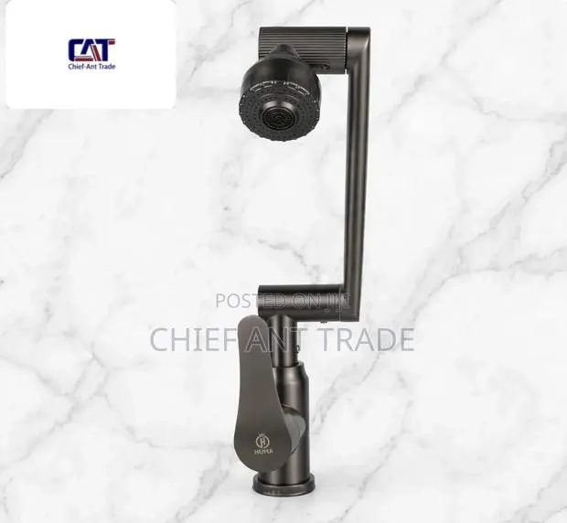Dark Grey Twist and Turn Tap / Faucet 3055h · Photo 1