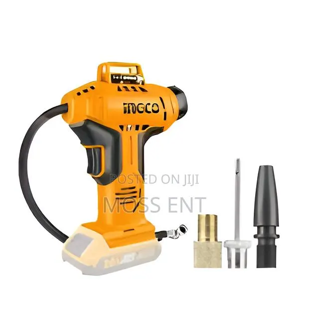Ingco Lithium-Ion Auto Air Compressor 20v 150psi - Cacli2018 · Photo 1